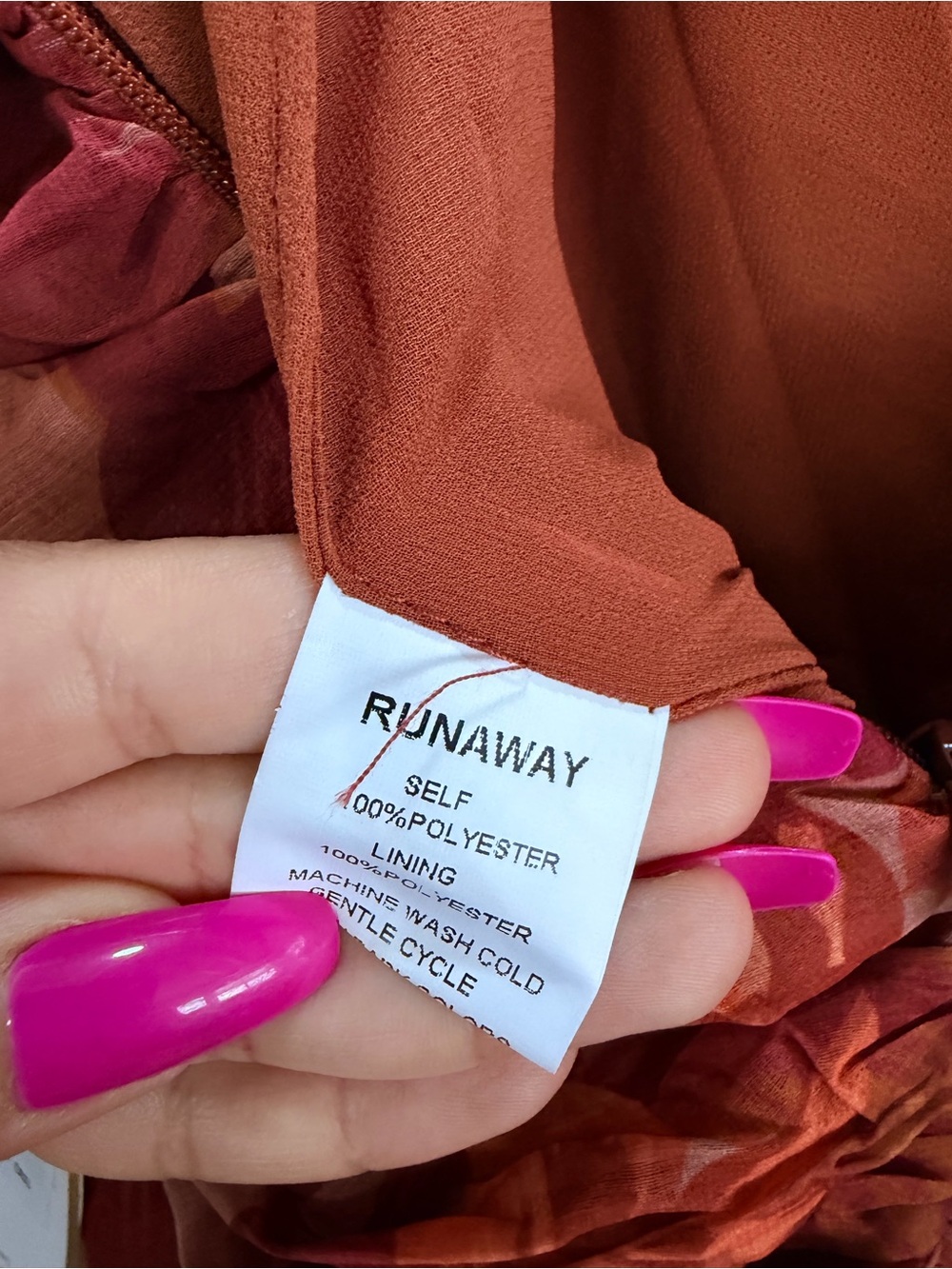 Runaway The Label Ruched Mesh Maxi Skirt XS Tropical Coquette Resort Wear NWT - Picture 8 of 8